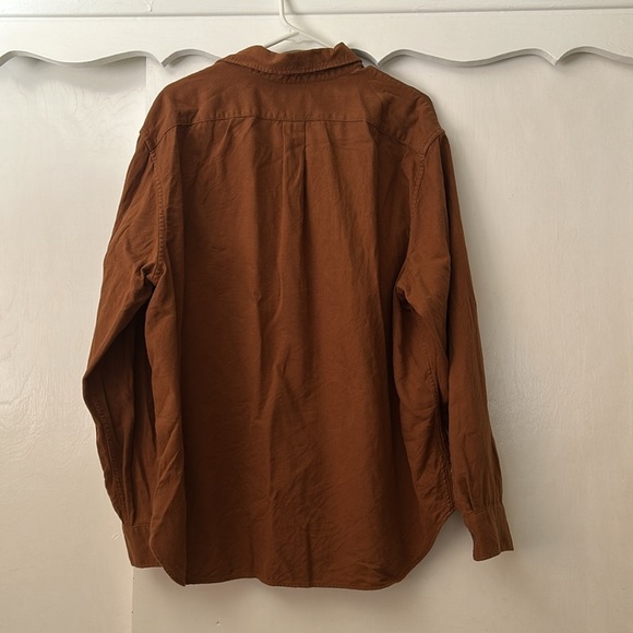 Banana Republic Mens Rust color Button Down | Size XL - Picture 5 of 9